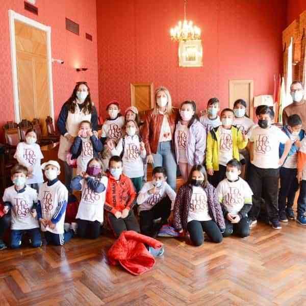 Las clases del 3º curso de primaria del colegio José María Moral de Tomelloso visitaron hoy el ayuntamiento
