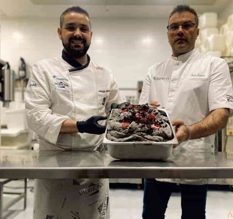 Un helado denominado ‘Vulcano’ rinde con su sabor tributo al pasado volcánico de Puertollano y la provincia de Ciudad Real