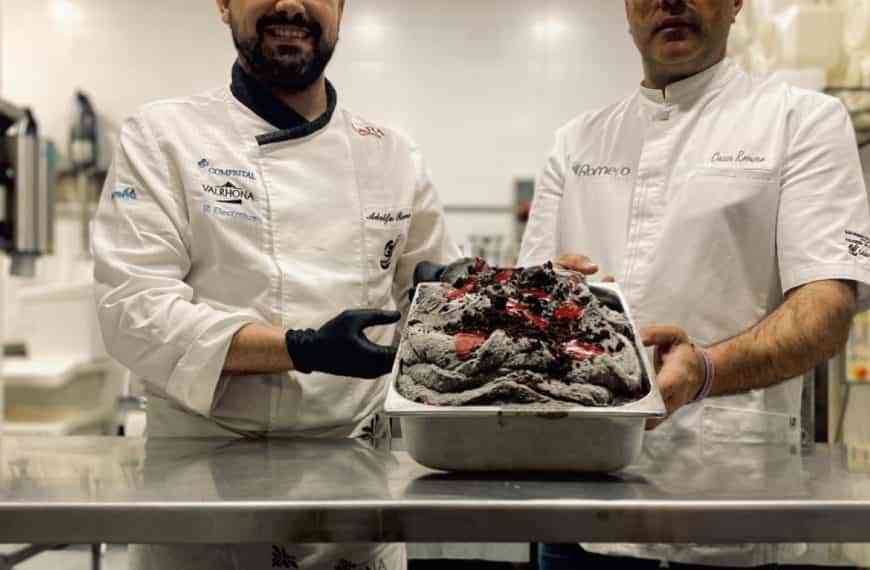 Un helado denominado ‘Vulcano’ rinde con su sabor tributo al pasado volcánico de Puertollano y la provincia de Ciudad Real