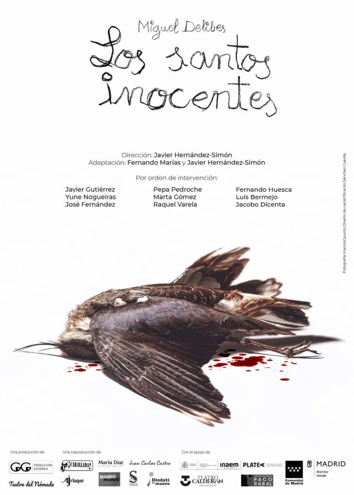 “Los Santos Inocentes” de Miguel Delibes el 30 de abril en el Teatro Pedro Almodóvar de Puertollano