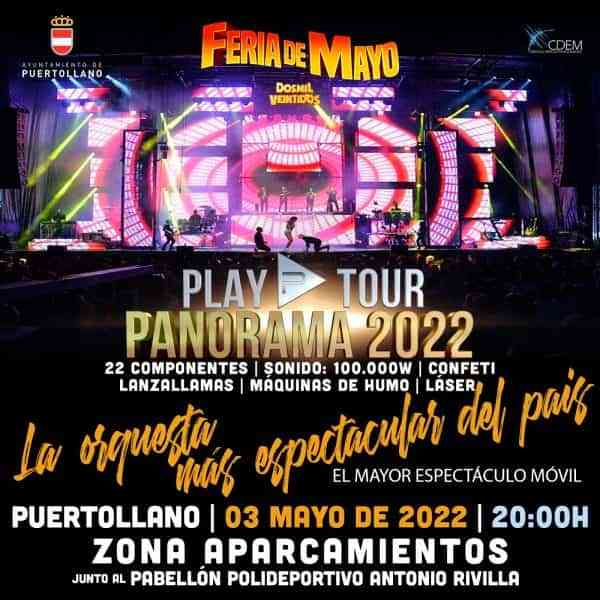 La orquesta “Panorama” se presentará el 3 de mayo en la zona de aparcamientos del Recinto Ferial de Puertollano