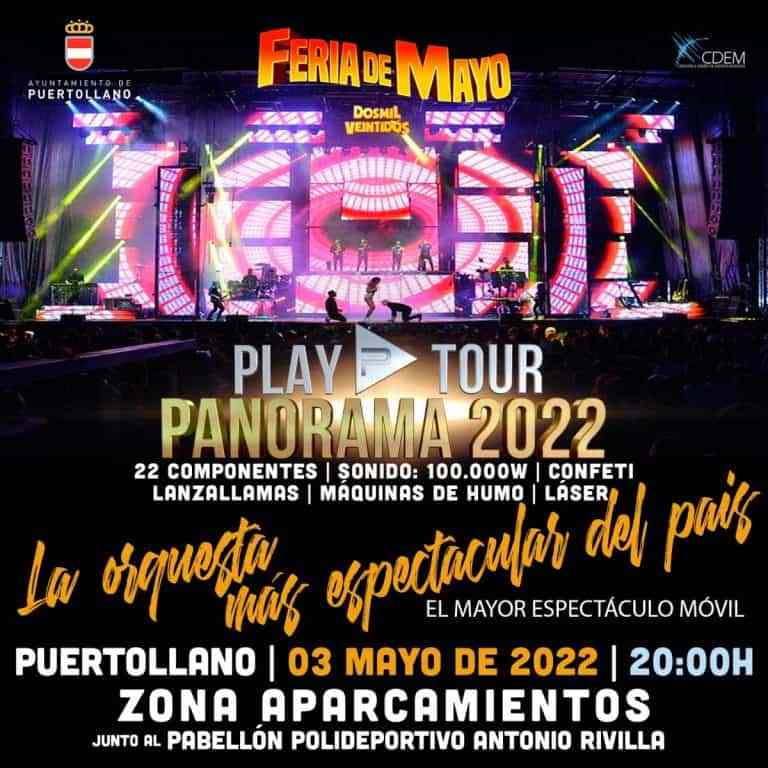 La orquesta “Panorama” se presentará el 3 de mayo en la zona de aparcamientos del Recinto Ferial de Puertollano
