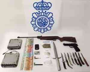 Desmantelan en Puertollano una "narcovivienda" donde se vendía cocaína y heroína y detienen a tres personas