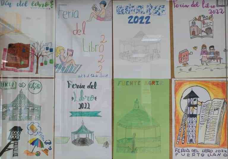 Elegirán el cartel anunciador de la Feria del Libro 2022 de Puertollano entre más de medio centenar de dibujos participantes