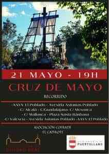 Por las calles del barrio El Poblado de Puertollano pasará este 21 de mayo la Cruz de Mayo de la Asociación Cofrade “El Capirote”