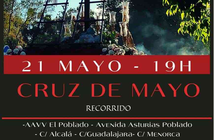 Por las calles del barrio El Poblado de Puertollano pasará este 21 de mayo la Cruz de Mayo de la Asociación Cofrade “El Capirote”