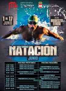 Inscripciones en los cursos intensivos de actividades acuáticas de la piscina Modesto Eiroa de Puertollano del 18 al 27 de mayo