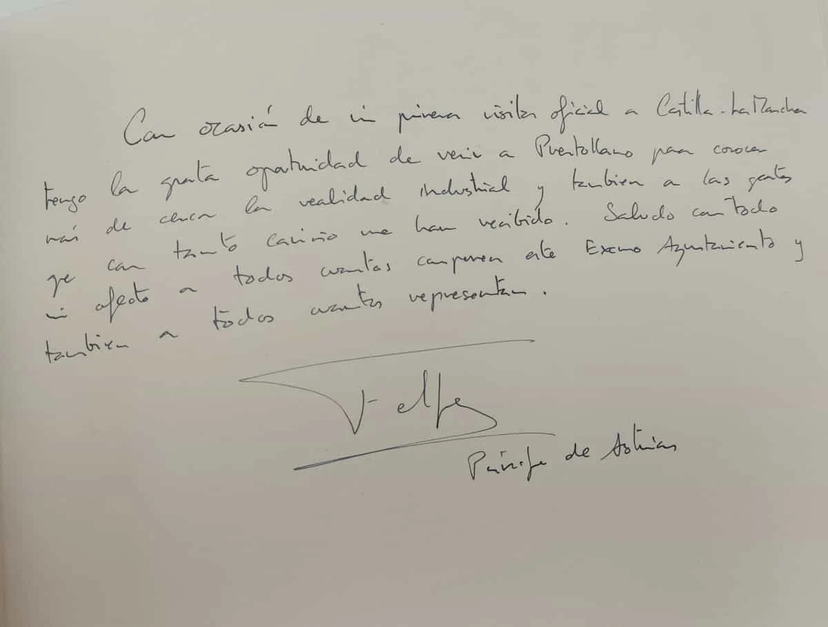 Su Majestad el rey Felipe VI visitará Puertollano este viernes 13 de mayo donde firmará el libro de honor de la ciudad