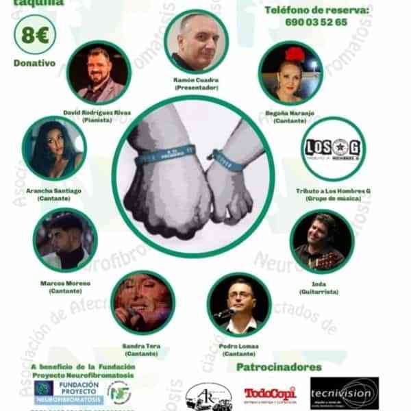 Gala a beneficio de la Fundación proyecto Neurofibromatosis el viernes 13 de mayo en el Auditorio Municipal de Puertollano