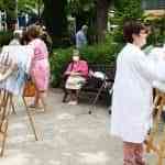 Jornada de pintura al aire libre de la Asociación de Vecinos Centro Sur de Puertollano