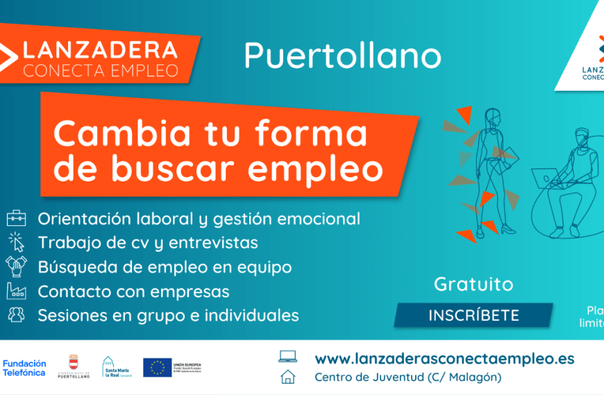 Aún puedes apuntarte a la próxima lanzadera Conecta Empleo de Puertollano hasta el 23 de mayo