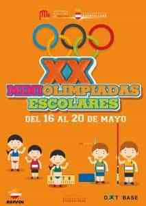 XX Miniolimpiadas Escolares del 16 al 20 de mayo en Puertollano con la participación de 1.500 escolares y patrocinadas por Repsol