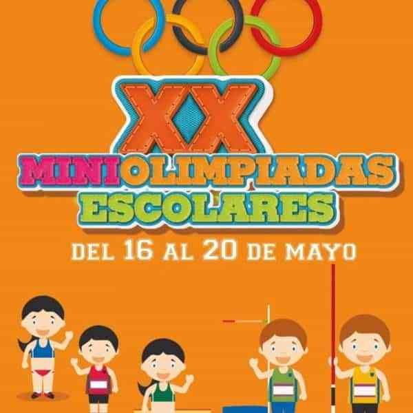 XX Miniolimpiadas Escolares del 16 al 20 de mayo en Puertollano con la participación de 1.500 escolares y patrocinadas por Repsol