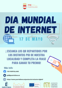 Los PID de Puertollano celebran el día de Internet con un concurso de códigos QR y un premio final desde hoy hasta el 19 de mayo