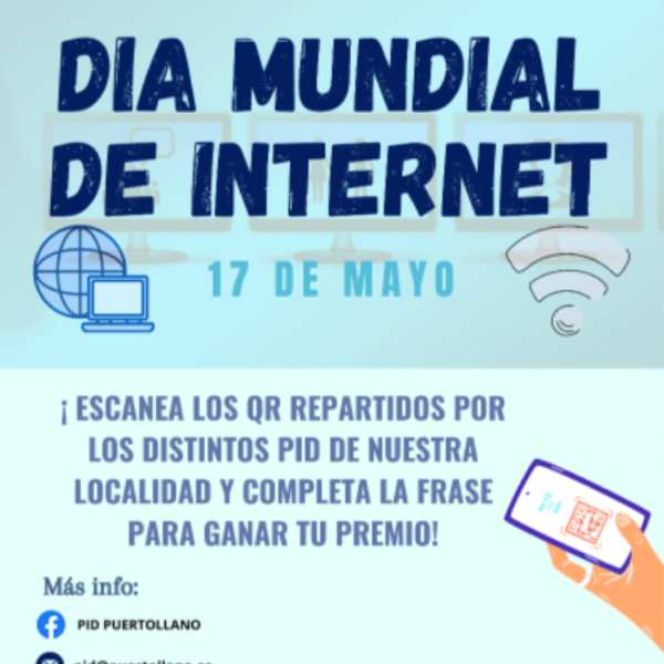 Los PID de Puertollano celebran el día de Internet con un concurso de códigos QR y un premio final desde hoy hasta el 19 de mayo
