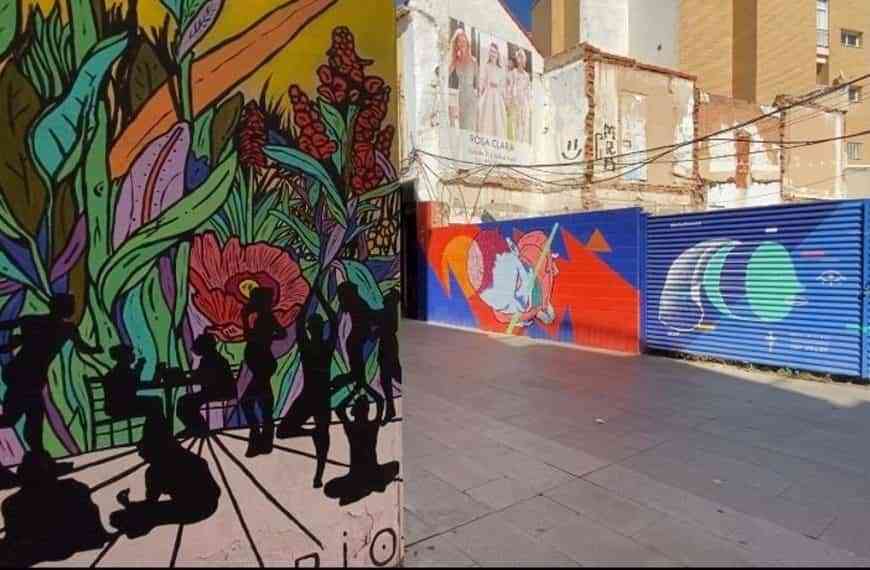 Los artistas Rufo y SOA despiertan la curiosidad de los vecinos de Ciudad Real a través de sus murales "horror vacui"