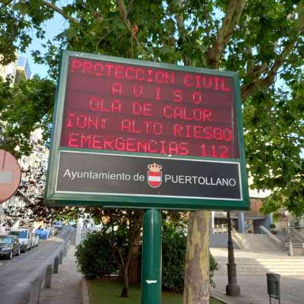 La comarca de Puertollano en aviso amarillo y naranja este fin de semana 11 y 12 de junio por altas temperaturas