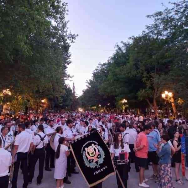 7 bandas municipales recorrieron las calles de Puertollano en la conmemoración del Día Europeo de la Música