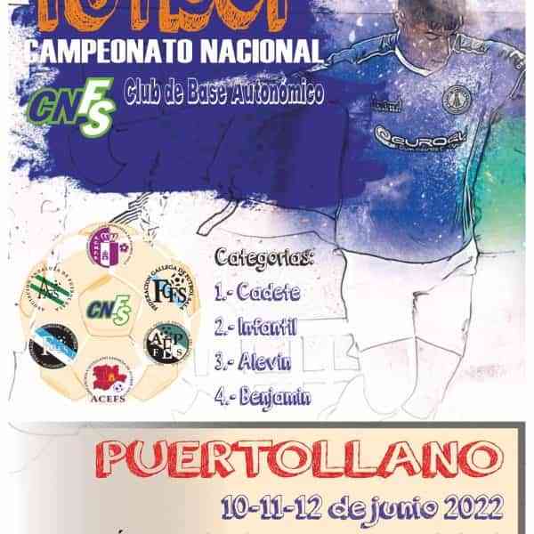 Campeonato Nacional de Fútbol Sala entre el 10 y 12 de junio en Puertollano