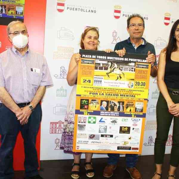 Festival benéfico con espectáculo ecuestre y flamenco de la Asociación de Salud Mental de Ciudad Real el 24 de junio en Puertollano