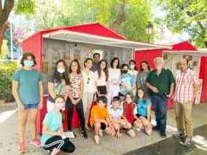 Marina Morano García ganadora del certamen para elegir el cartel anunciador de la Feria del Libro 2022 de Puertollano