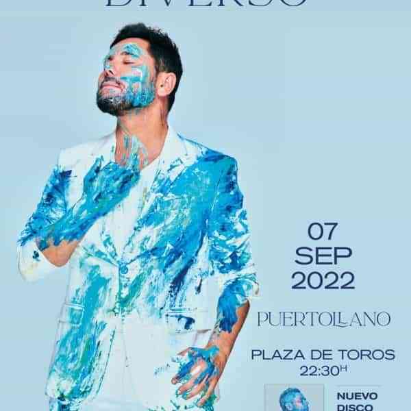 Concierto de Miguel Poveda el 7 de septiembre dentro de la programación de las fiestas de la Virgen de Gracia de Puertollano