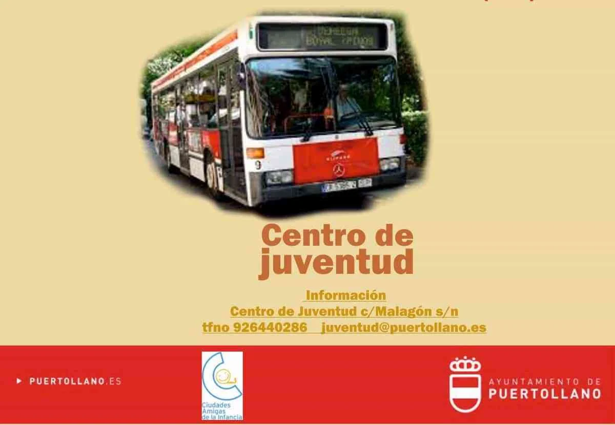 Abierto el plazo hasta el 5 de agosto para presentar solicitudes al Bonobús Joven 2022/2023 de Puertollano