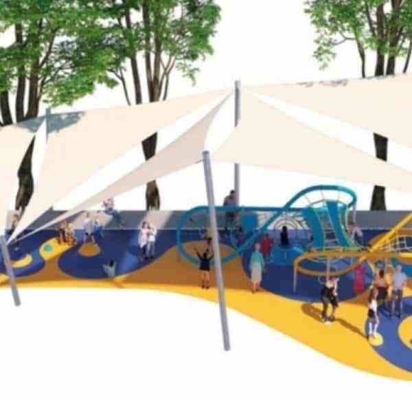 La reforma del parque infantil en la Plaza del Ayto. de Puertollano contará con un imán de escalada social transparente para niños en forma de Mariposa Doble