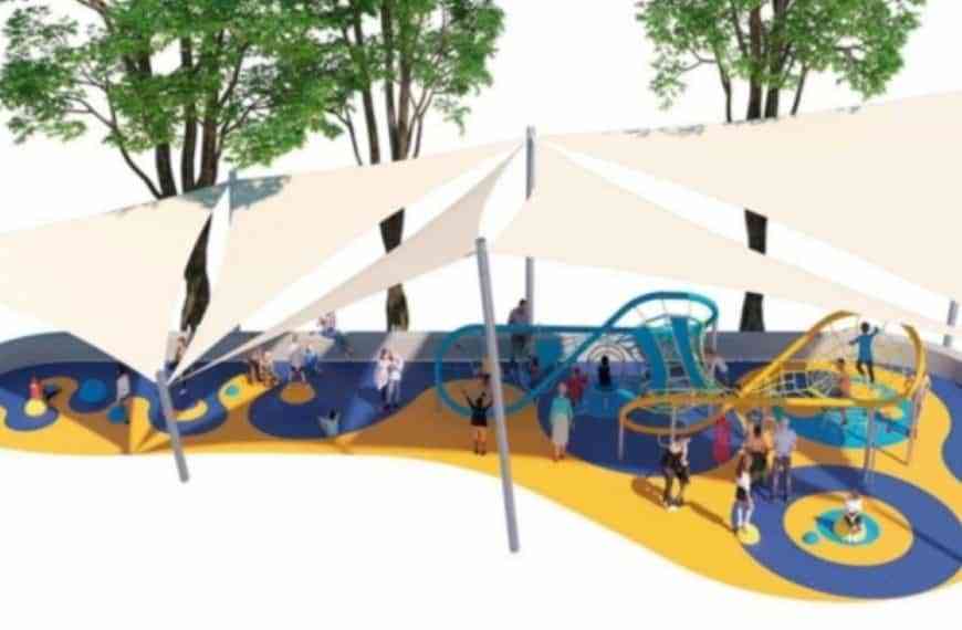 La reforma del parque infantil en la Plaza del Ayto. de Puertollano contará con un imán de escalada social transparente para niños en forma de Mariposa Doble