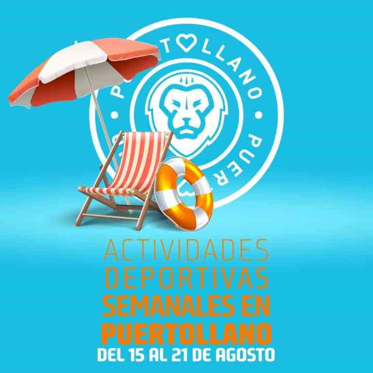 Actividades deportivas en Puertollano del 15 al 24 de agosto