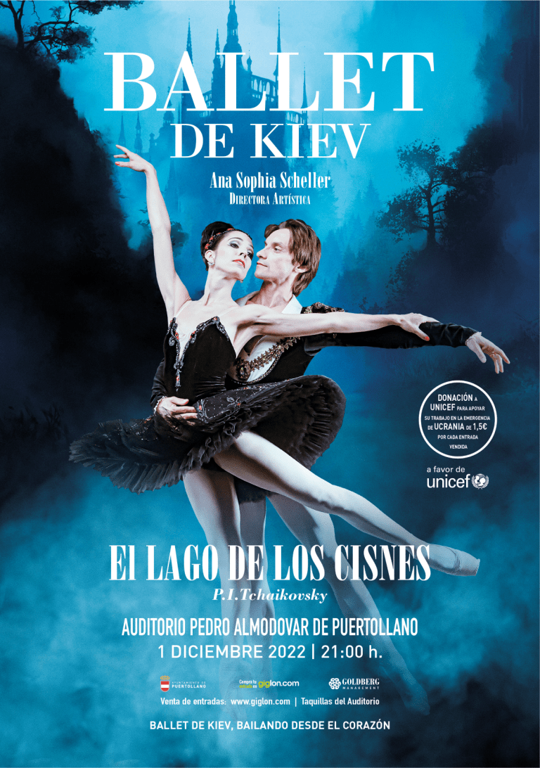La gira mundial del ballet de Kiev llega al Auditorio Pedro de Almodóvar de Puertollano el 1 de diciembre con “El lago de los cisnes”