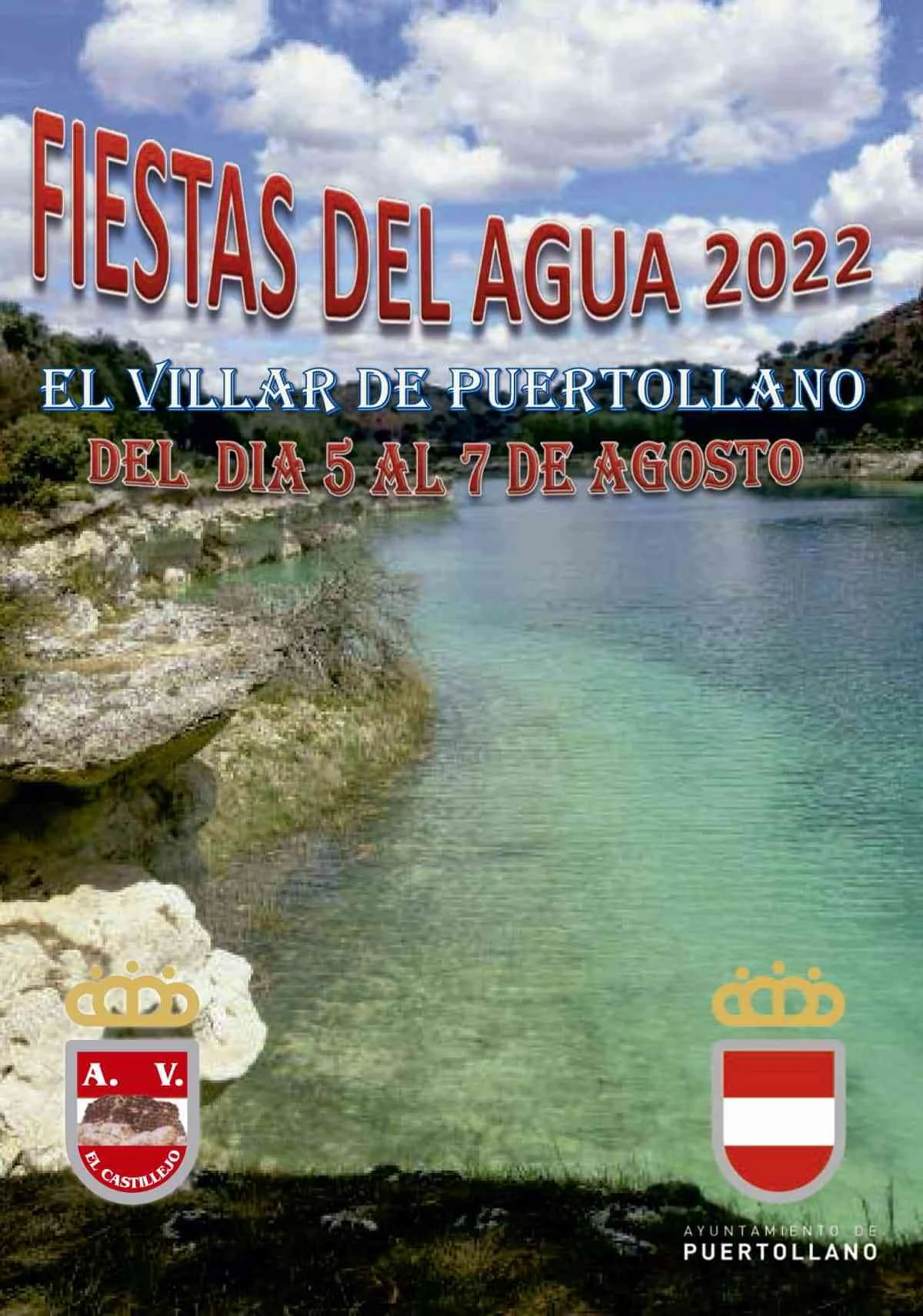 Las Fiestas Culturales de Verano «Fiestas del Agua» de El Villar de Puertollano inician mañana a las 21,00 horas