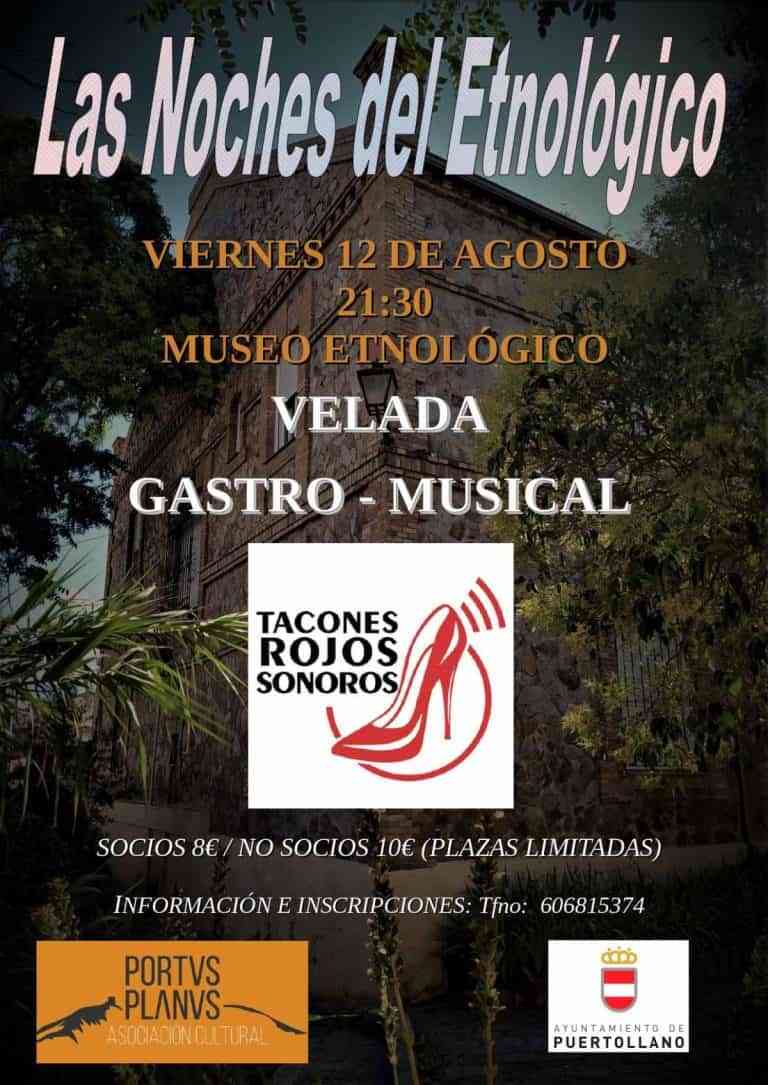 “Noche del Etnológico” este viernes 12 de agosto en los jardines del Museo Etnológico de Puertollano
