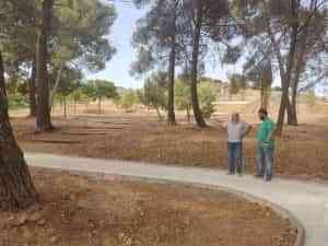 Las obras en el Parque de La Rincona de Puertollano tienen prevista su finalización para este mes de agosto
