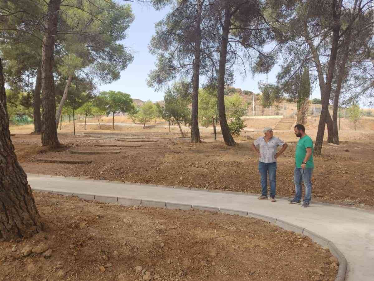 Las obras en el Parque de La Rincona de Puertollano tienen prevista su finalización para este mes de agosto