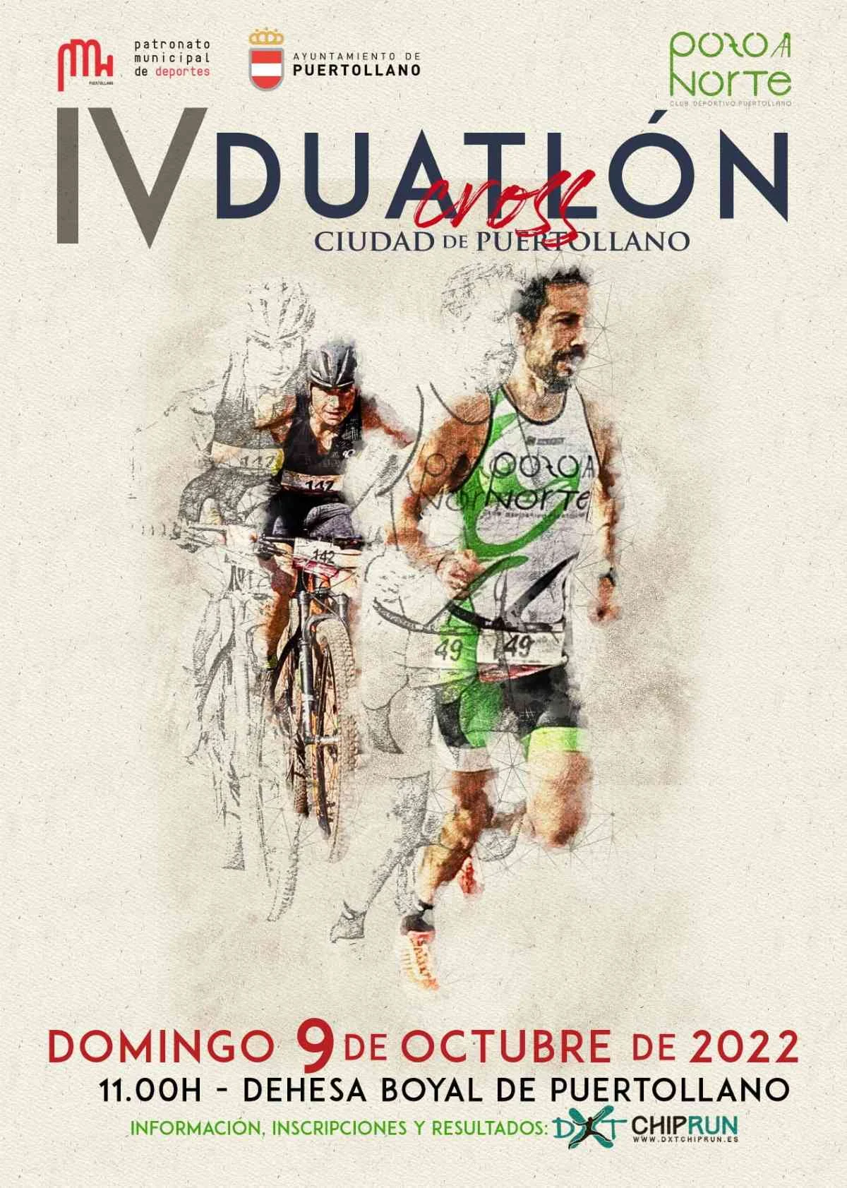 El IV Duatlón Cross Ciudad de Puertollano se celebrará de nuevo el 9 de octubre tras el parón de la pandemia y con algunas novedades