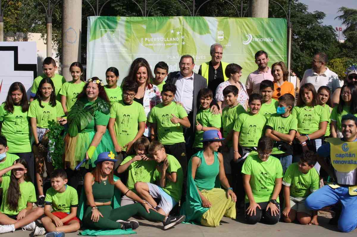 Escolares de Puertollano participaron en la primera actividad de dinamización en el nuevo parque infantil del Recinto Ferial de la localidad