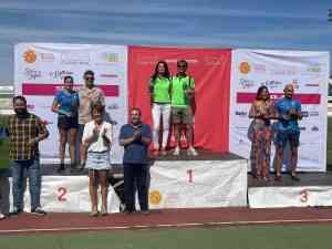 Ganadores del XVIII Media Maratón del Carbón y las Inclusión de Puertollano: Javier Martín y María Victoria García