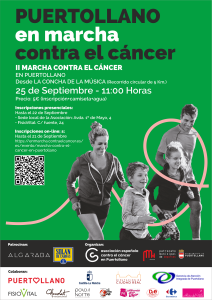 Deporte y solidaridad con la II Marcha contra el Cáncer en Puertollano a favor de la AECC este domingo 25 de septiembre