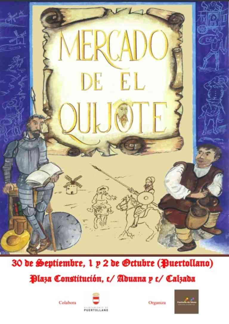 Este viernes 30 de septiembre inicia el mercado cervantino en el centro de Puertollano con atracciones infantiles, pasacalles, artesanos y más