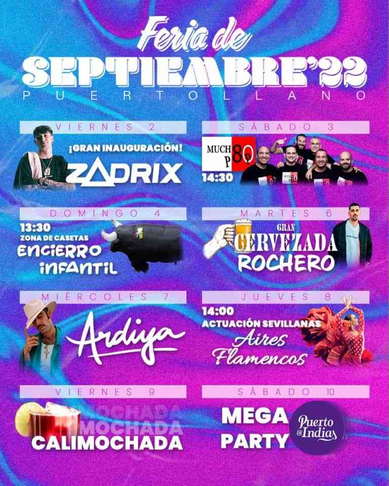 Los caseteros de la Feria de Puertollano refuerzan la programación de la misma con interesantes propuestas de música, sevillanas ¡y más!