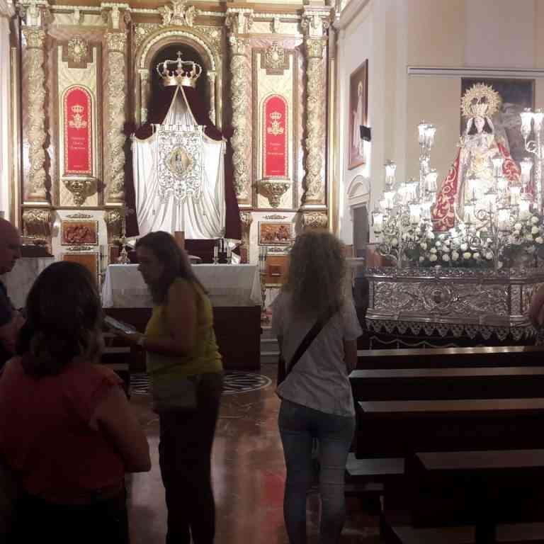La Virgen de Gracia patrona de Puertollano reestrenará en la ofrenda y en la procesión un manto restaurado coincidiendo con el 25 aniversario de su coronación