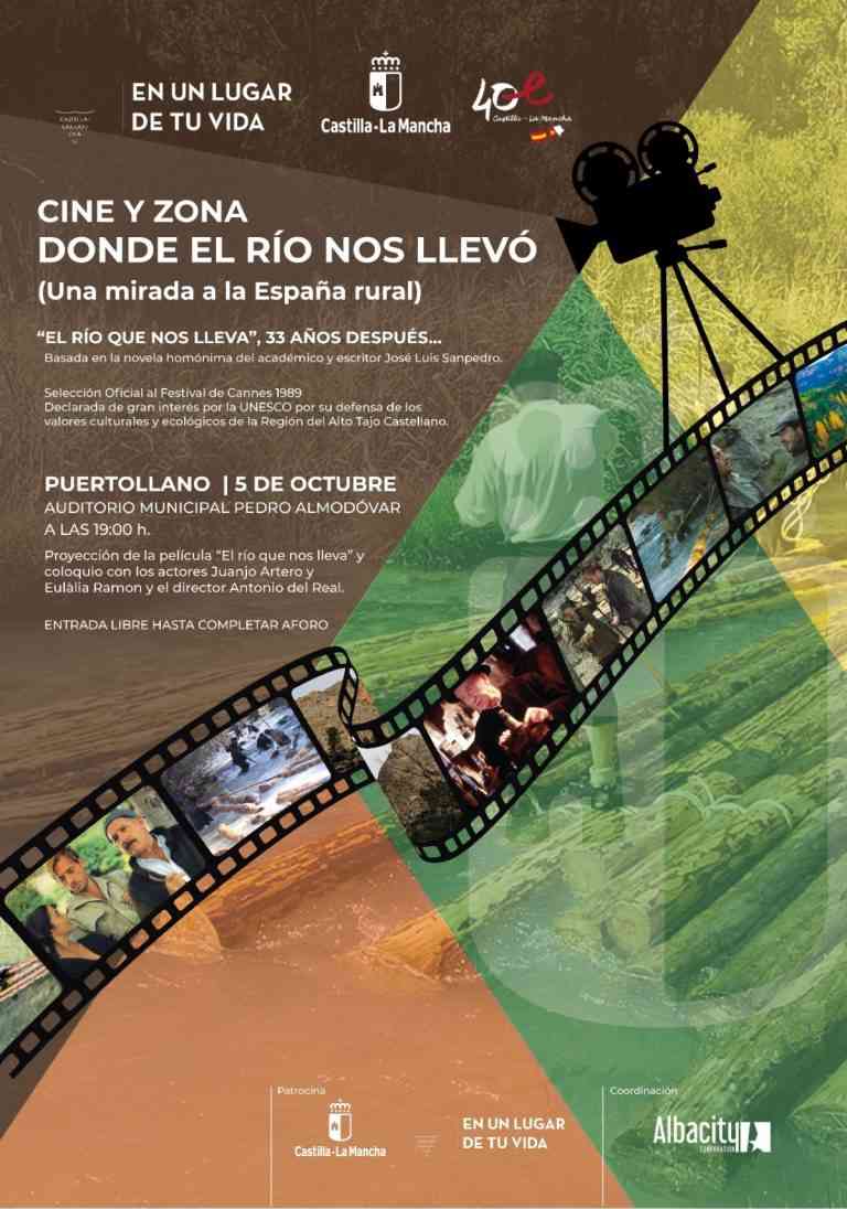 Un coloquio celebrarán con la proyección de la película “El río que nos lleva” el 5 de octubre en el Auditorio Pedro Almodóvar de Puertollano