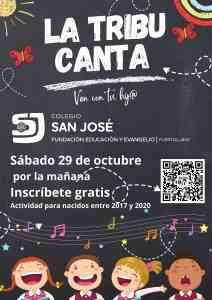 “La Tribu Canta” en el Colegio San José de Puertollano