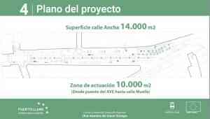 Arrancan las obras de la calle Ancha de Puertollano que la harán más verde, accesible y segura