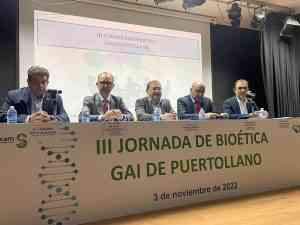 III Jornada de Bioética de la Gerencia de Atención Integrada de Puertollano inauguradas hoy