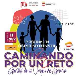 La marcha escolar “Caminando por un reto” por la prevención de la obesidad infantil celebrarán este viernes 11 de noviembre en Puertollano