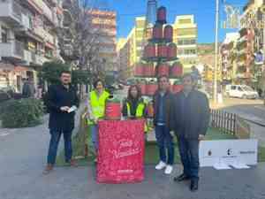 Campaña de sensibilización sobre la importancia del reciclaje de envases de vidrio durante las celebraciones de Navidad en Cuenca