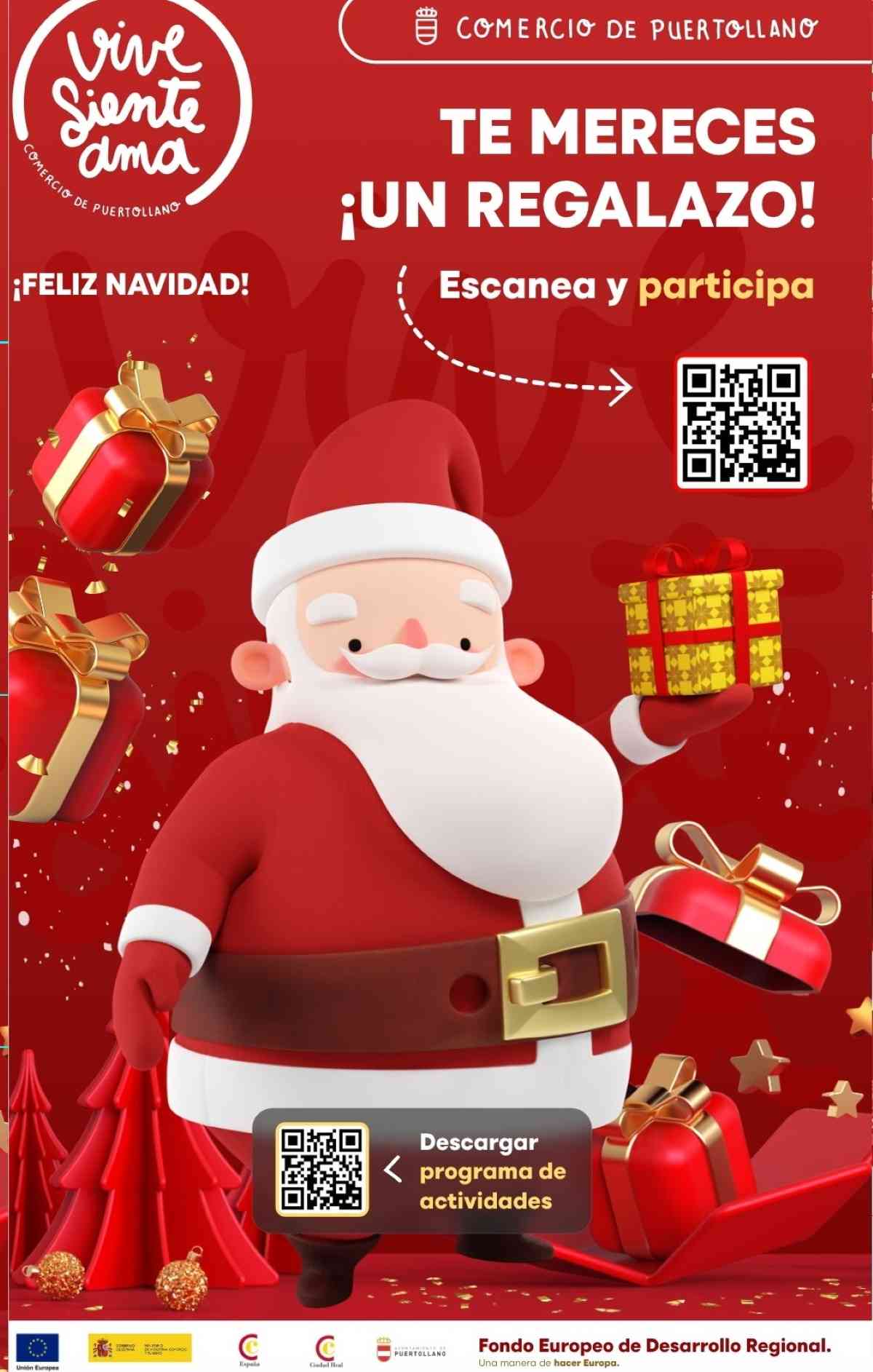 Campaña “Vive, siente, ama” para promover el consumo y dinamizar las compras en las fiestas navideñas en Puertollano