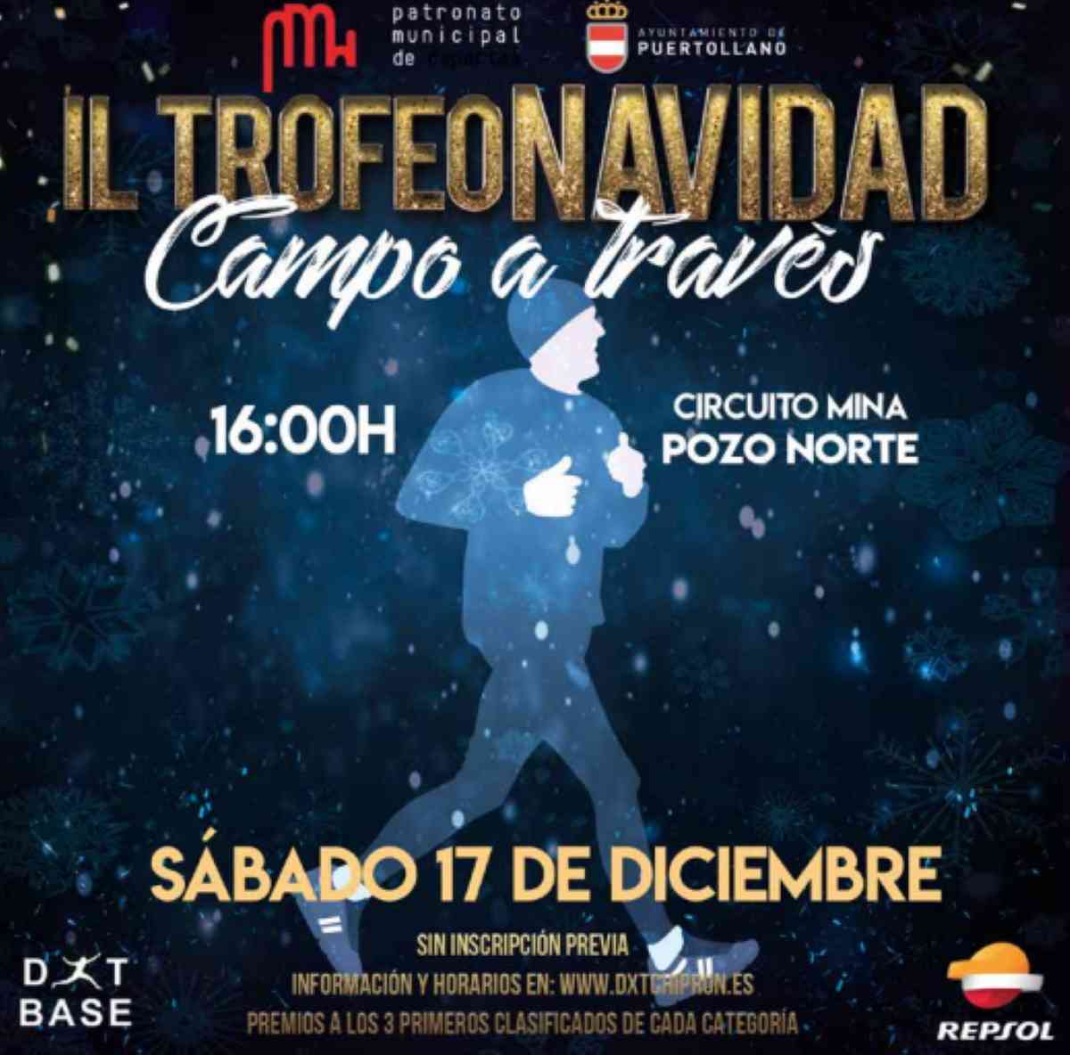 IL Trofeo de Navidad campo a través circuito Mina Pozo Norte el 17 de diciembre en Puertollano